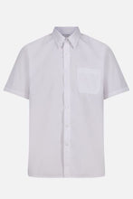 Load image into Gallery viewer, 2 Pack Short Sleeve Non-Iron School Shirts