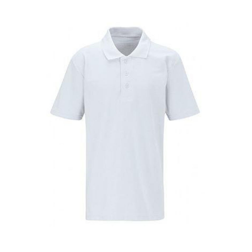 George Street White Polo (with writing)
