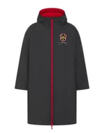 John Kyrle High School Staff Dry Robe Style Coat- Black/Red