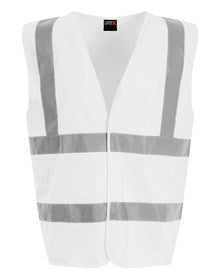 SiteArmor Hi-vis traffic waistcoat White