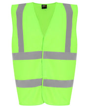 Load image into Gallery viewer, SiteArmor Hi-vis kids safety waistcoats (Orange, Yellow, Lime, Pink, Red or Blue)
